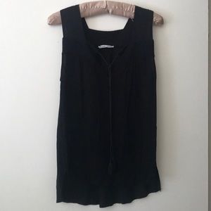 Zara Sleeveless Top with Tassel Ties 💃